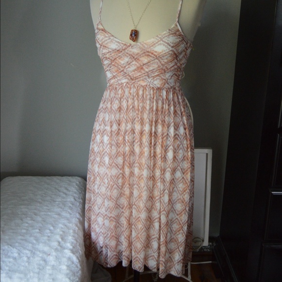 Free People Asymmetrical Diamond Pattern Dress