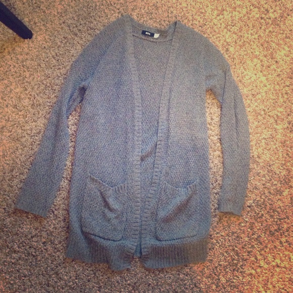 Urban Outfitters Loose Fit Grey Knit Cardigan