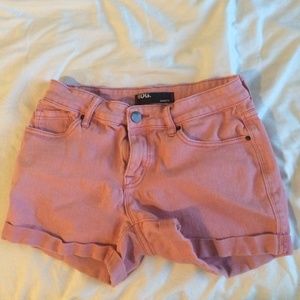 Pink "Shortie" shorts