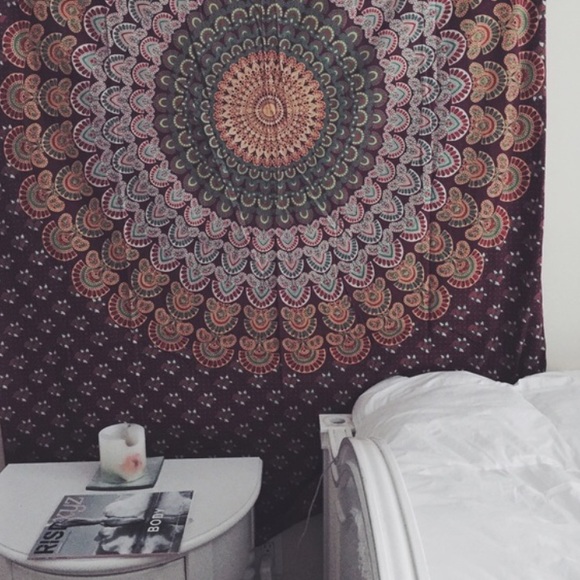 Brandy Melville Accessories - Mandala Tapestry (Plum) *RELISTED*