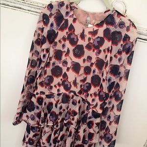 NWT Floral print chiffon party dress H&M