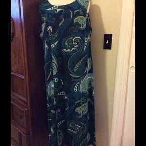 LAST CHANCE Studio I paisley slvless dress sz 18