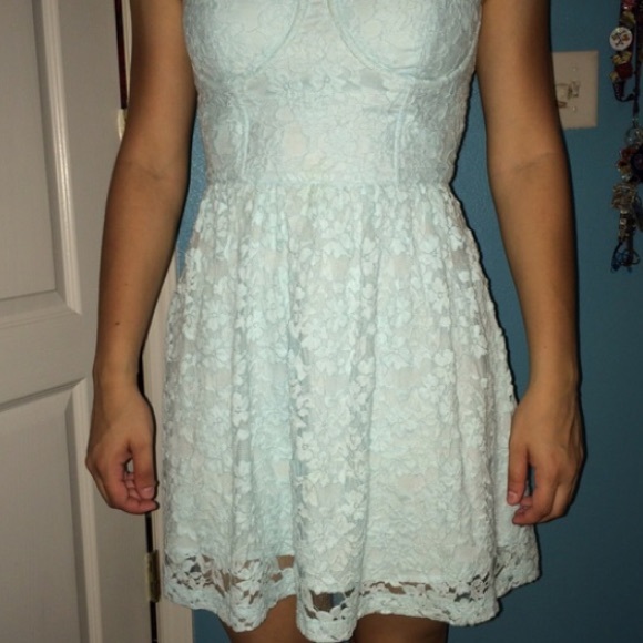Blue dress