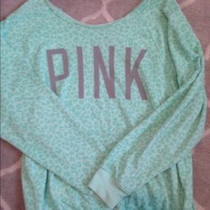 Rare teal cheetah crewneck