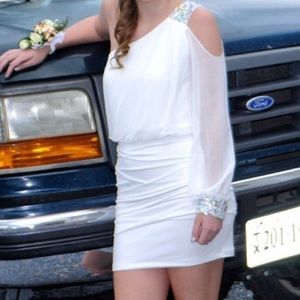 White homecoming dress