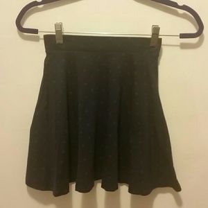 Womens Polka-dot  mini skirt