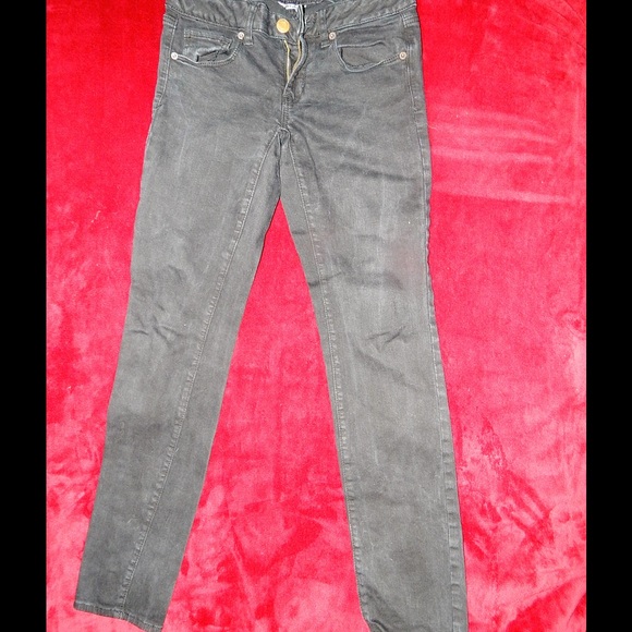 Black American Eagle Skinny Jeans
