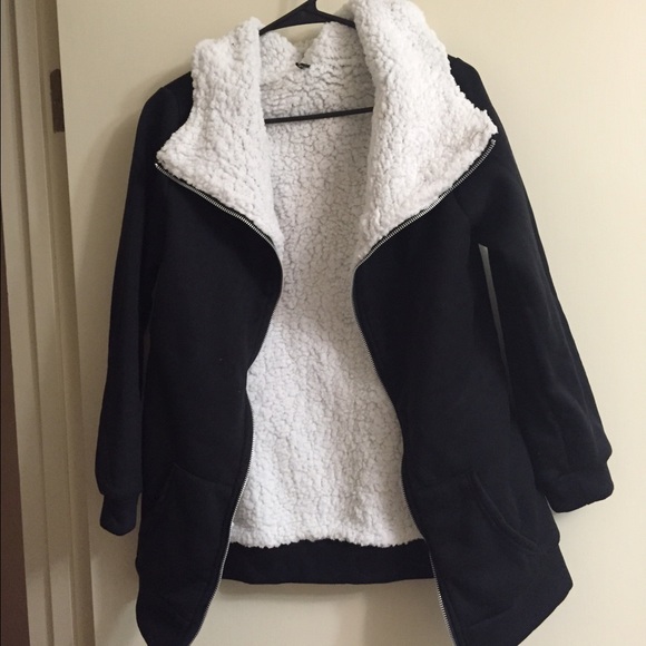Black zip up hoodie