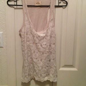 Off white tank top
