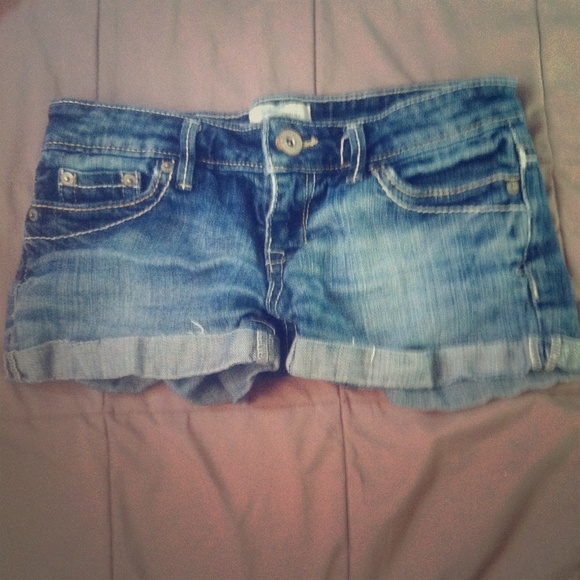 Denim shorts