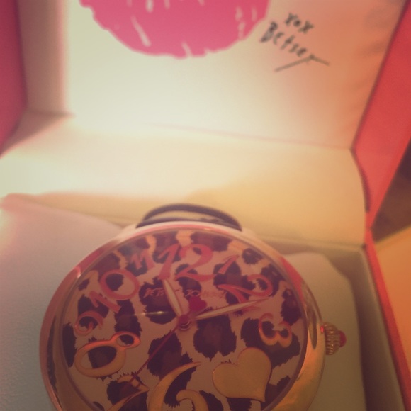 Betsey Johnson Accessories - Betsey Johnson leopard print watch
