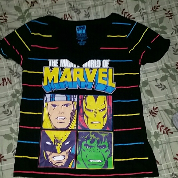 Marvel strip shirt