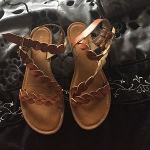 Cute braided sandals