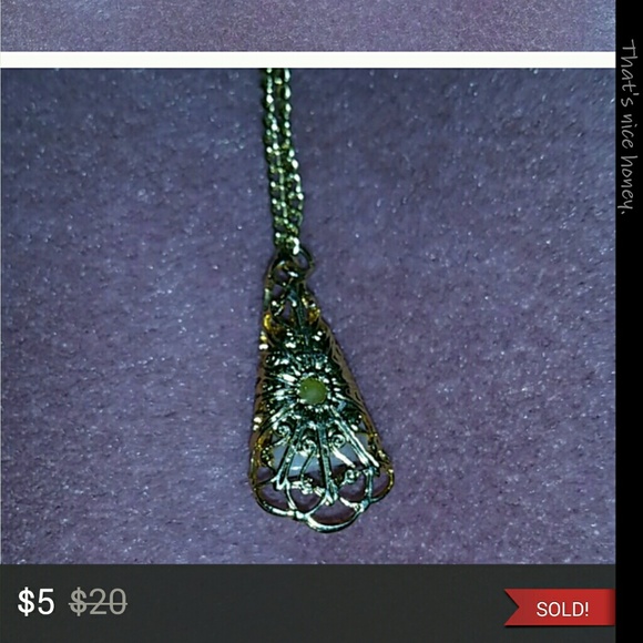 Sold Gold Plated Necklace