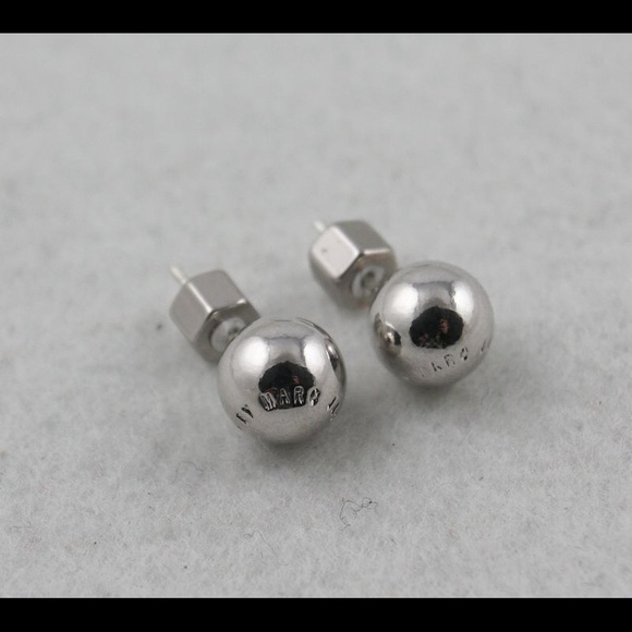 Marc Jacobs Jewelry - Marc Jacobs stud balls, no crystal engraved new