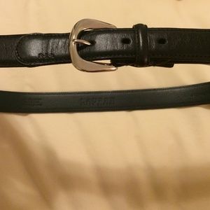 Ralph Lauren dark navy leather belt