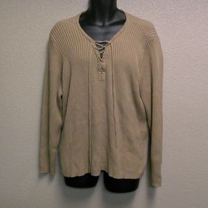 VENEZIA JEANS BROWN SWEATER SIZE 26/28