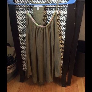 AE army green beaded tank