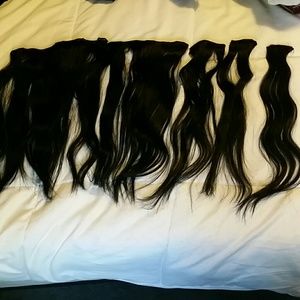 18“ Black Human Hair Extensions