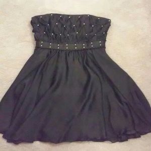 Black cocktail dress