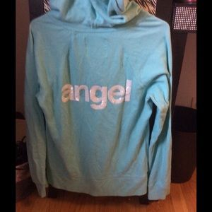 VS angel light blue sweatshirt