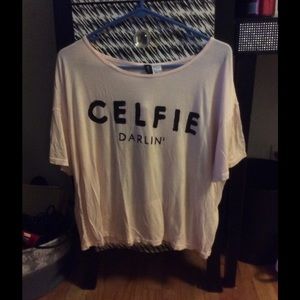 Celfie short sleeve tee