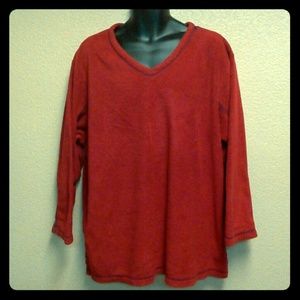 JUST MY SIZE RED SWEATER SIZE 22/24