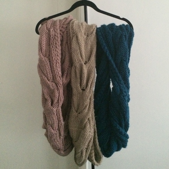 Three urban outfitters circle scarves
