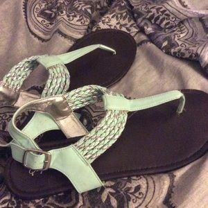 Mint Green sandals