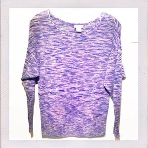Multi-colored cotton sweater by Lucky Brand.
