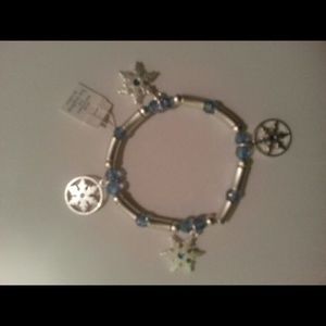 Lia Sophia SNOWFLAKE Stretch Bracelet