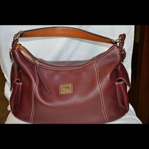 Dooney & Bourke pebble leather bag & wallet.