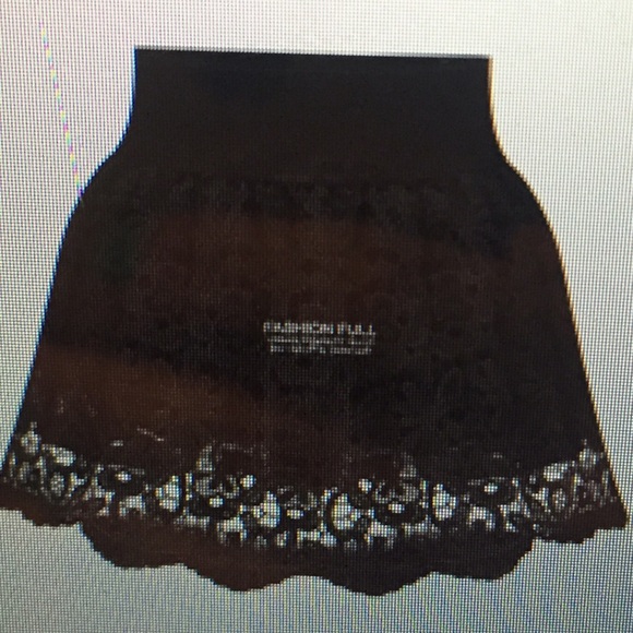 Dresses & Skirts - Fashion hollow out lace shirt skater skirt