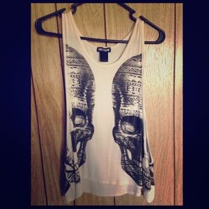Aztec skull tank