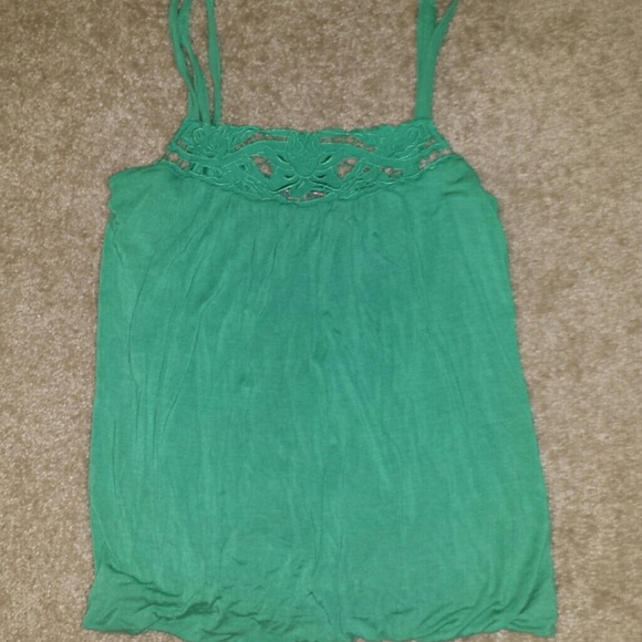 Green Flowy Top