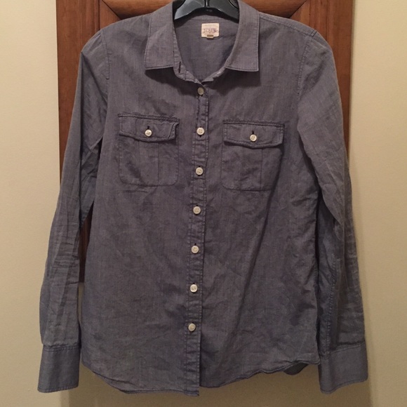"The perfect shirt" j crew chambray shirt