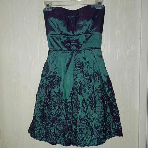 Metallic blues dress