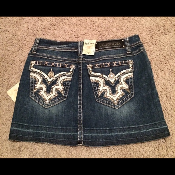 Denim skirt