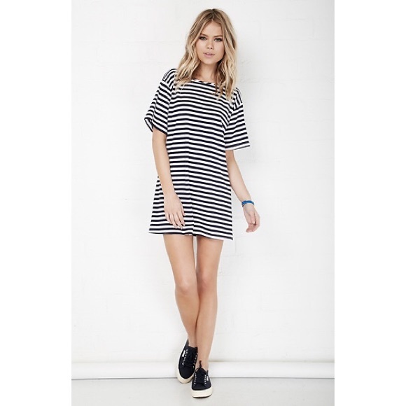 Glamorous striped shift dress