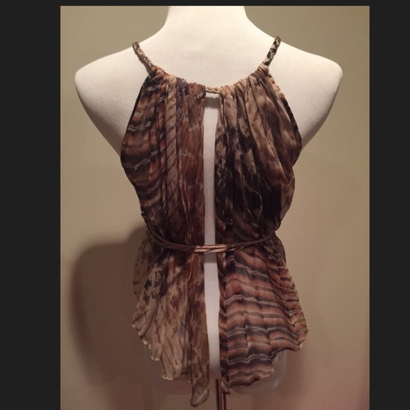 Reserved bundle ALL SAINTS SILK MULTIWAY TOP - Picture 2 of 4