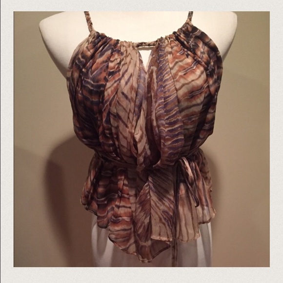 Reserved bundle ALL SAINTS SILK MULTIWAY TOP - Picture 4 of 4