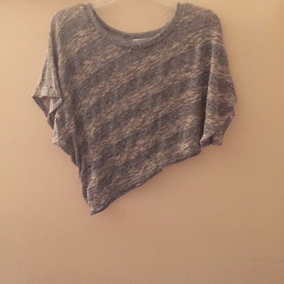 Charlotte Russe Tops - Grey crop top.