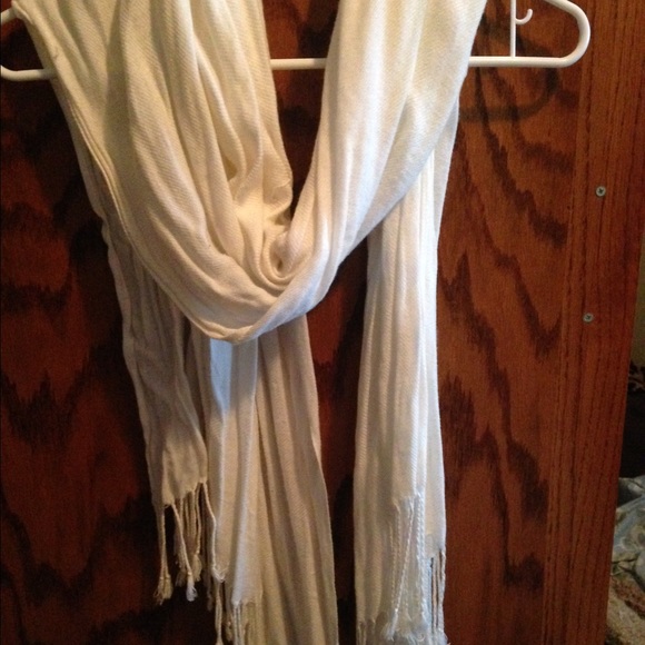 Off white scarf
