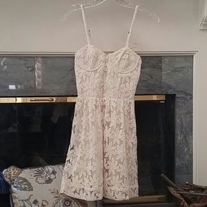 (SOLD) White Lace Sundress