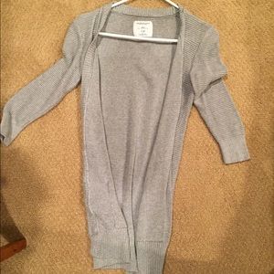 Grey cardigan
