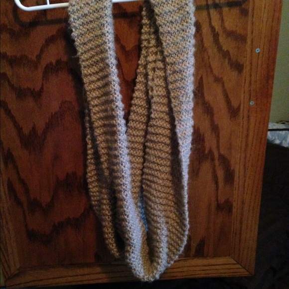 Tan infinity scarf
