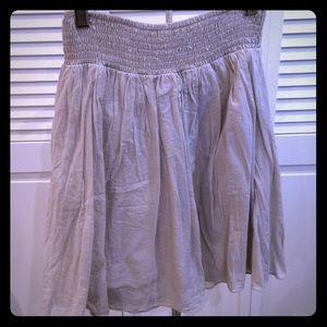 Cotton tonal stripe midi skirt size XXS