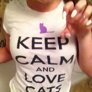 KEEP CALM AND LOVE CATS