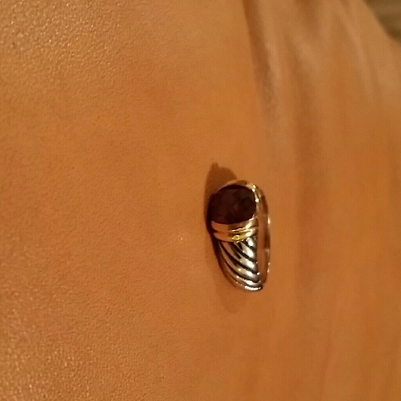 Fashionable two tone ring