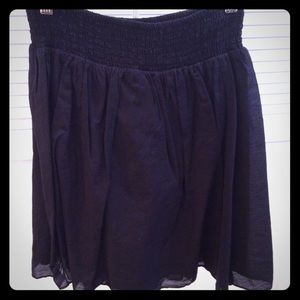 BCBGMAXAZRIA black tonal pinstripe skirt in XXS